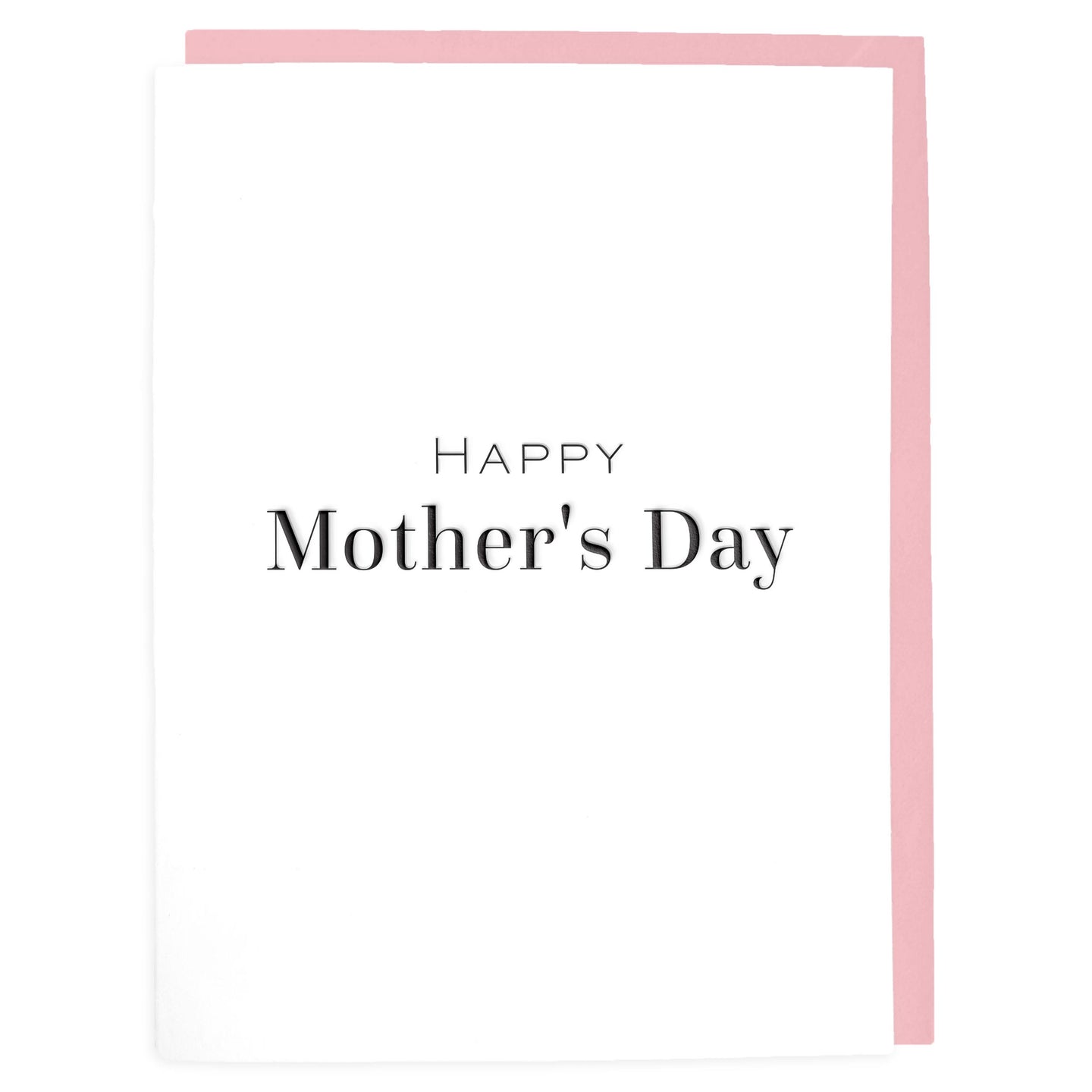 Happy Mother's Day Card - Letterpress Greeting Card - Tea and Becky