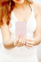Load image into Gallery viewer, Vow Books - Blush and Navy with Gold Foil - Tea and Becky
