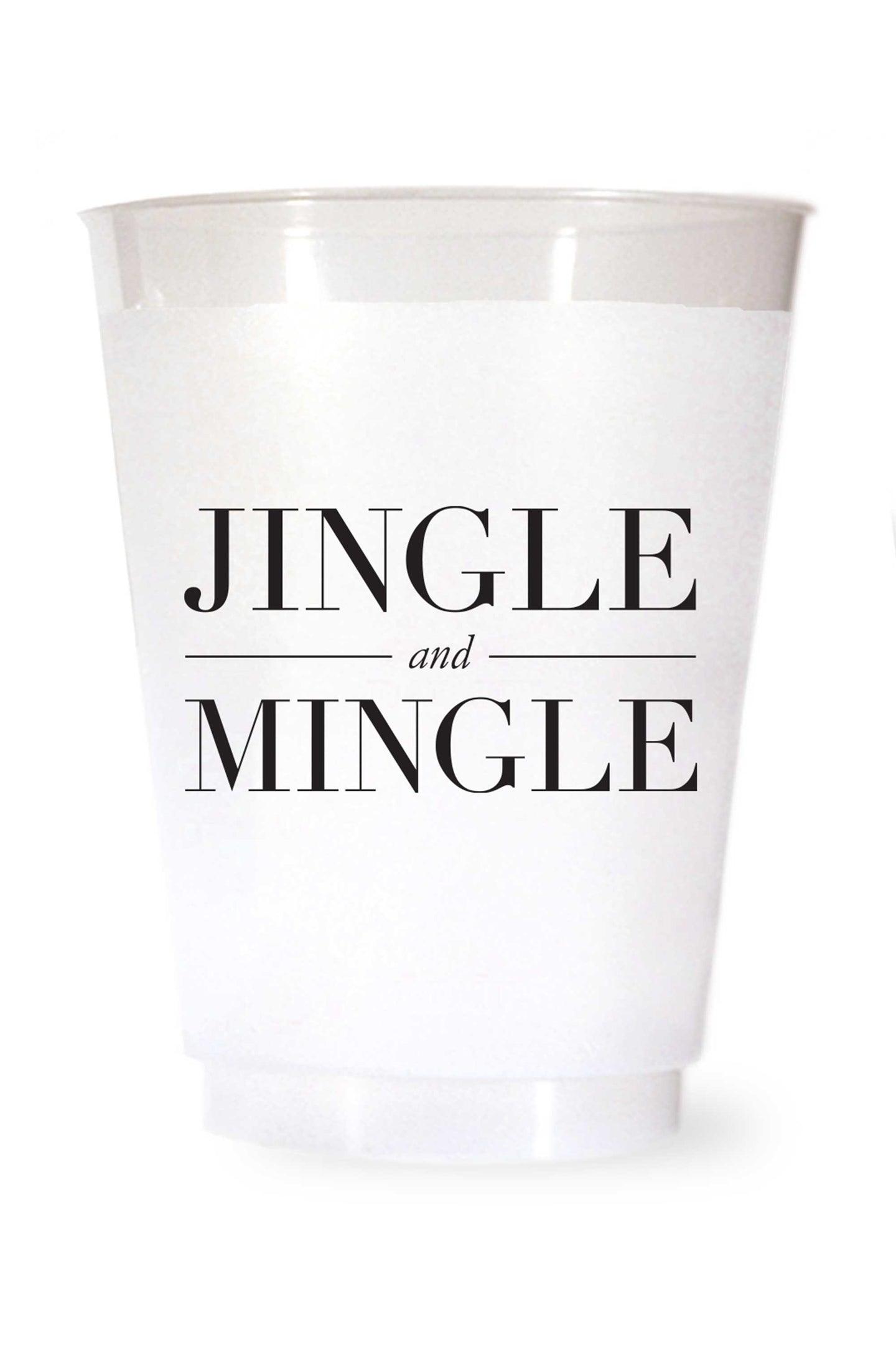 Jingle and Mingle Cups - Christmas Party Cups