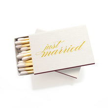 Load image into Gallery viewer, Just Married Matchbox - Tea and Becky
