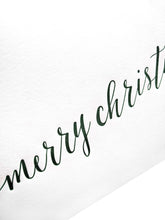 Load image into Gallery viewer, Merry Christmas Letterpress Card - Tea and Becky
