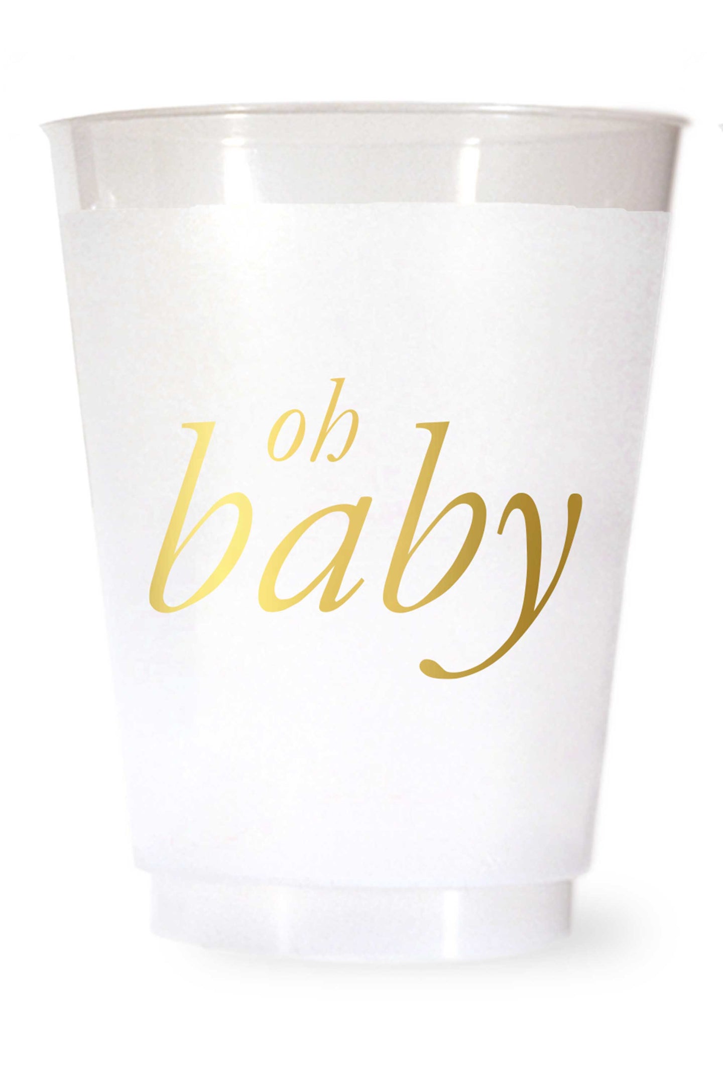 Oh Baby Shatterproof Cups in Gold