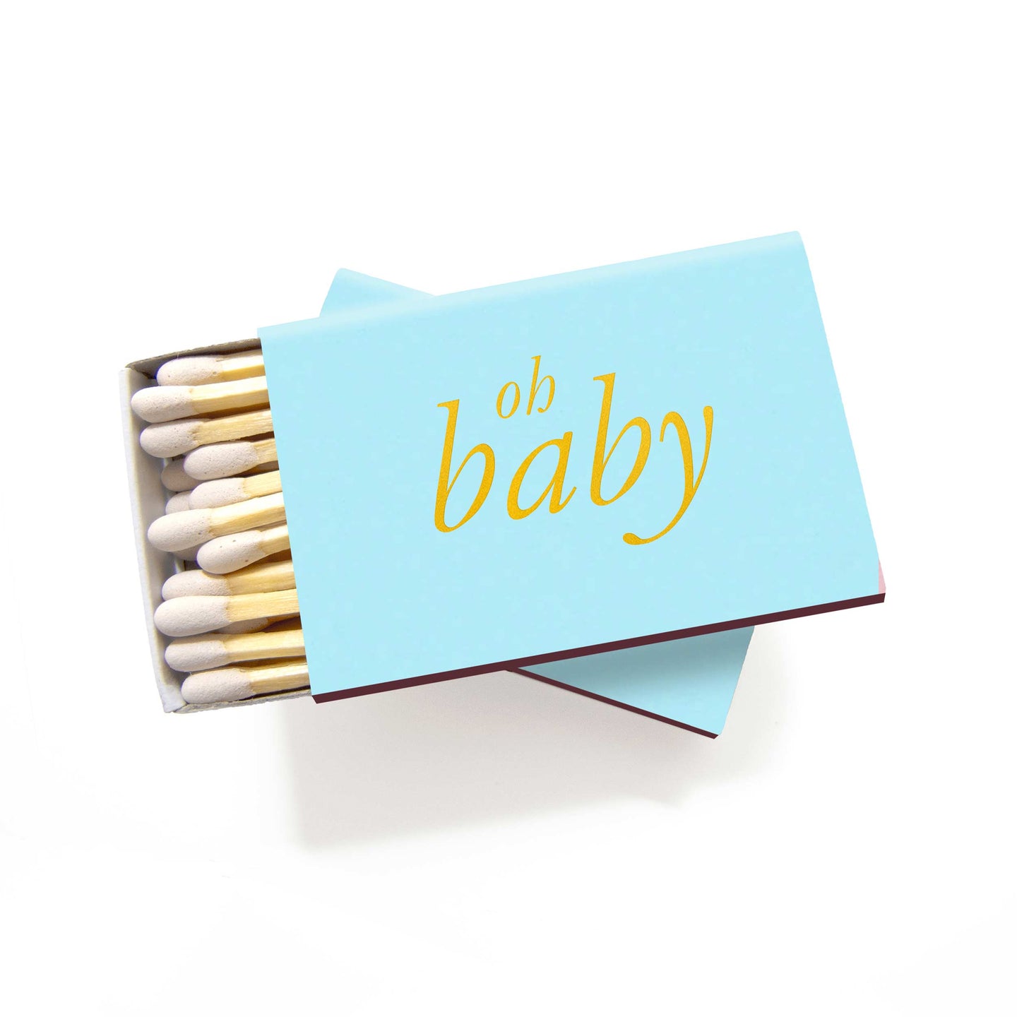 Oh Baby Matchbox - Blue and Gold - Tea and Becky