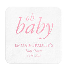 Load image into Gallery viewer, Personalized Oh Baby Coasters - Tea and Becky
