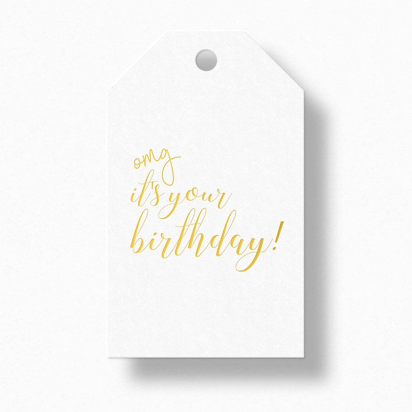 OMG It's Your Birthday Gift Tags - Tea and Becky