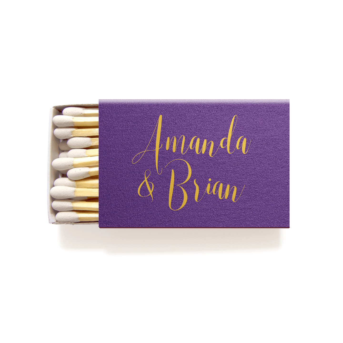 Personalized Matchboxes - Foil Matches - Monica Collection - Tea and Becky