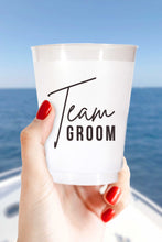 Load image into Gallery viewer, Team Groom Cups Shatterproof Plastic Bachelor Party Cup
