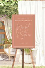 Load image into Gallery viewer, Welcome to the Wedding Celebration Sign - Maribel Collection - More Colors

