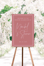 Load image into Gallery viewer, Welcome to the Wedding Celebration Sign - Maribel Collection - More Colors
